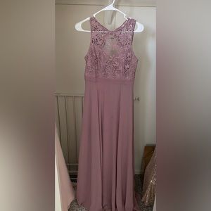 Mauve Maternity Dress